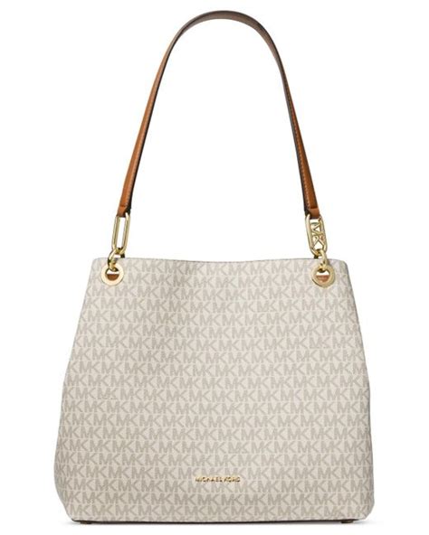 grey michael kors tote leather|Michael Kors kensington large tote.